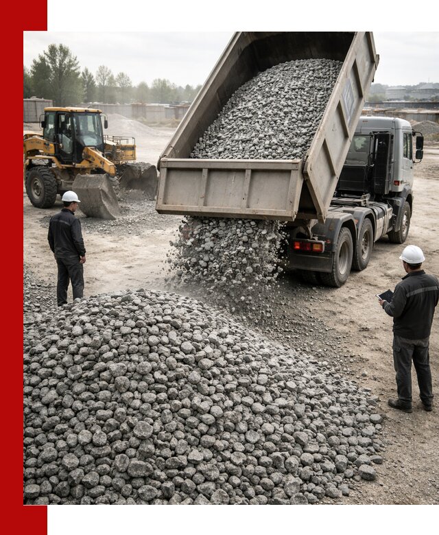 Доставка гранитного щебня фракции 20-40 в Городце