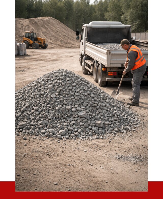Гравийный щебень фракция 5-10 в Городце от 2227 р. | ПРОНЕРУДГрд