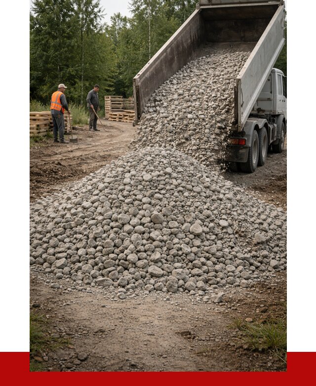 гравийный щебень фракция 70-120 в Городце от 2480 р. ПРОНЕРУДГрд