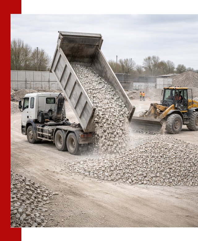 Доставка и продажа известнякового щебня в Городце
