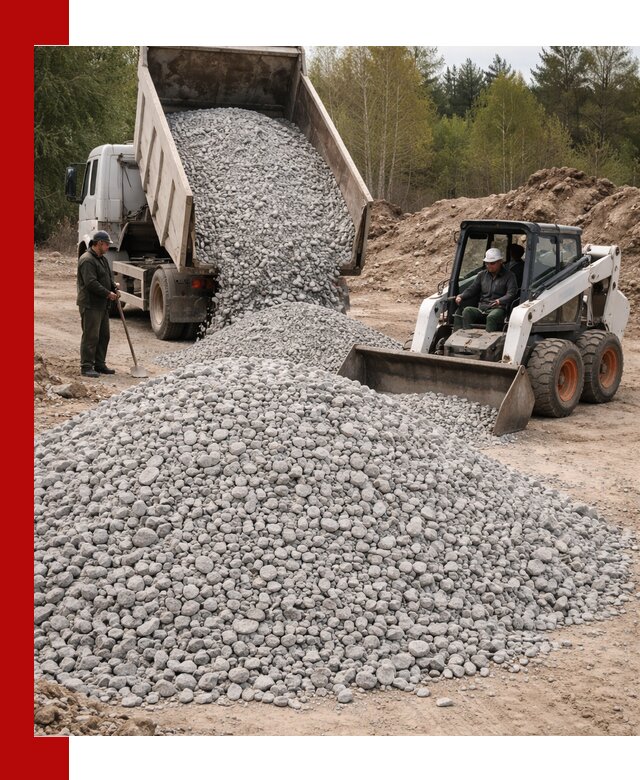 Доставка доломитового щебня в Городце напрямую от карьера