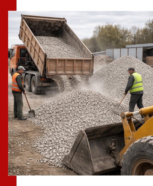 Доломитовый щебень фракции 5-20 с доставкой в Городце