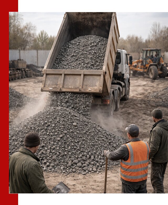 Доставка шлакового щебня в удобные сроки по выгодной цене в Городце