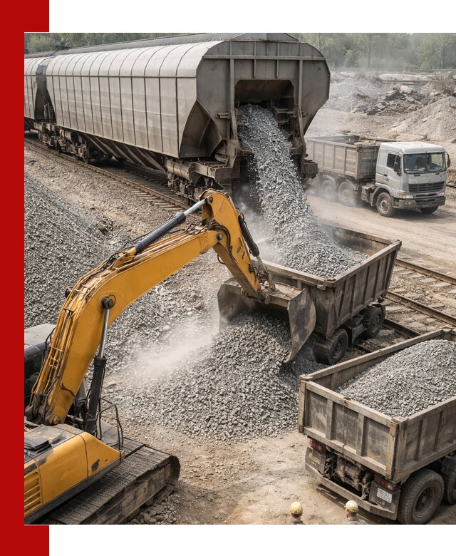 Доставка железнодорожного щебня в Городце крупными партиями быстрого отгруза