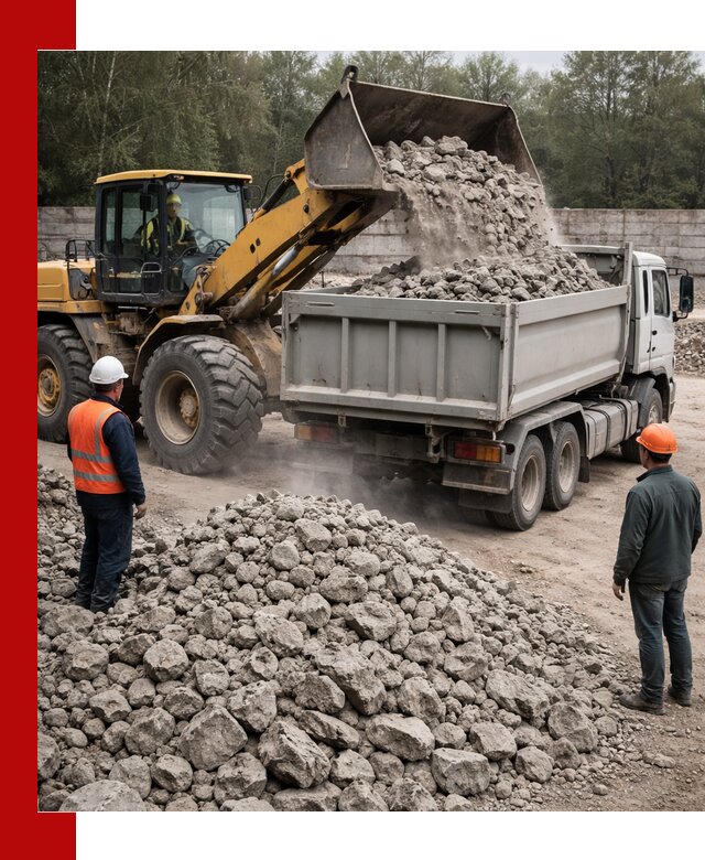 Вторичный щебень фракция 70–150 в Городце с доставкой