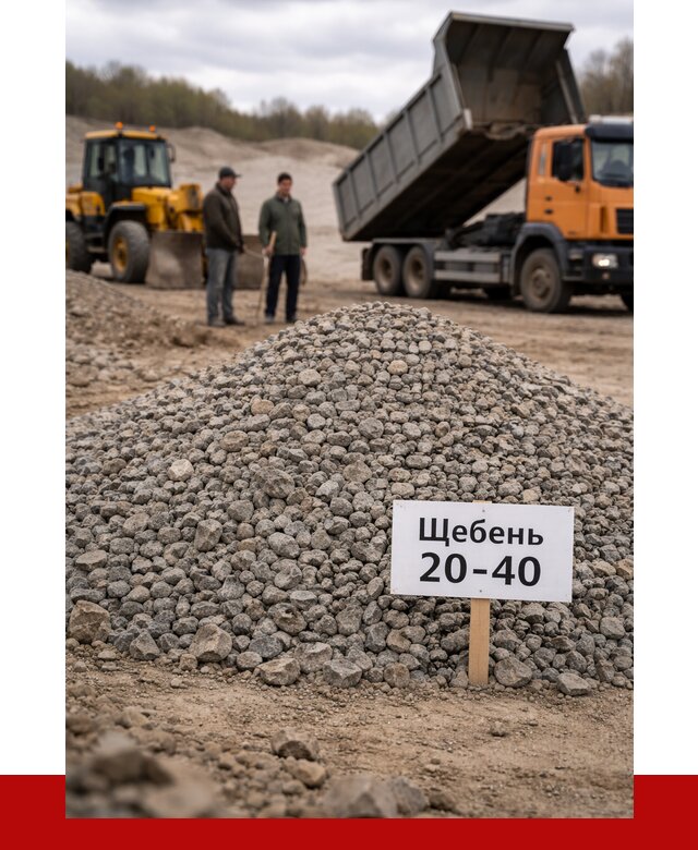 Бетонный щебень фракция 20-40 в Городце от 2480 р. | ПРОНЕРУДГрд