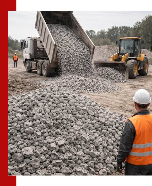 Доставка бетонного щебня фракции 20-40 в Городце
