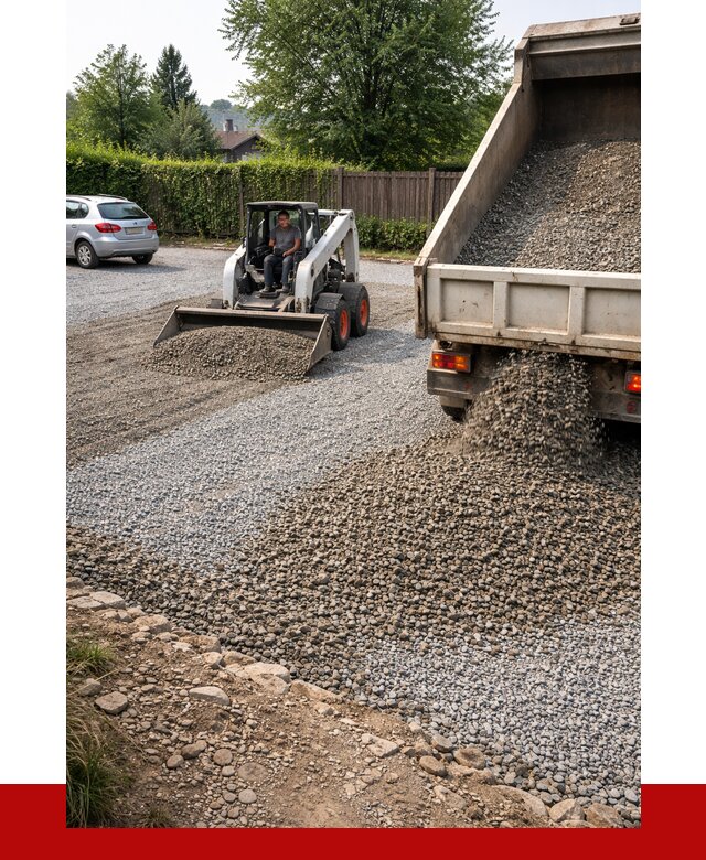 Щебень для парковки в Городце с доставкой от 1215 р.| ПРОНЕРУДГрд