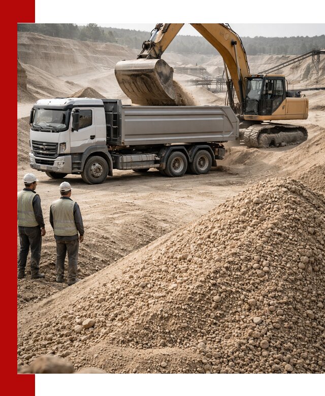 Карьерный крупнозернистый песок с доставкой в Городце