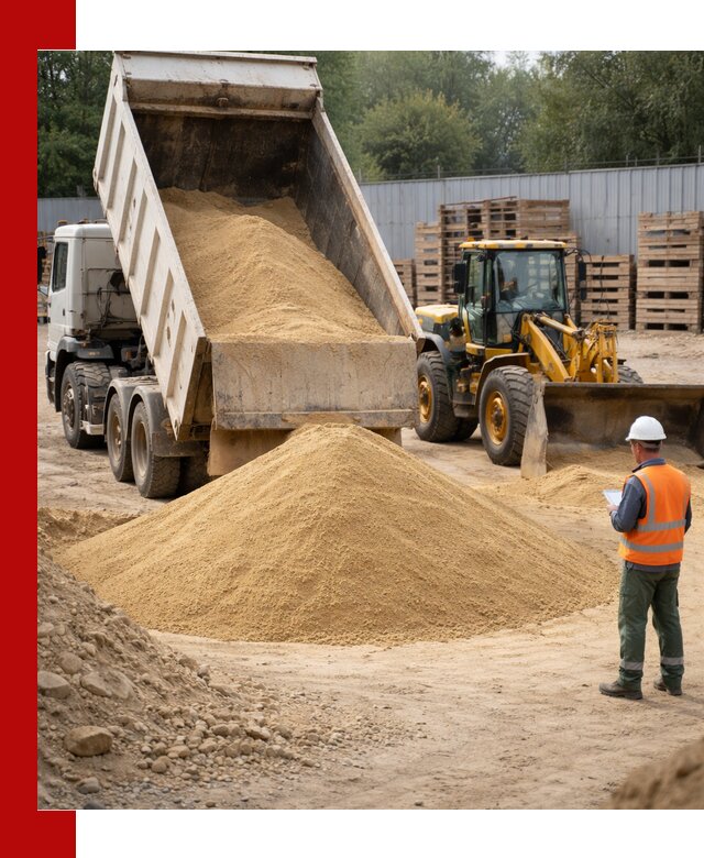Доставка карьерного мелкозернистого песка в Городце