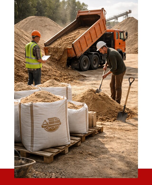 Строительный песок в Городце от 2227 р. с доставкой, ПРОНЕРУДГрд