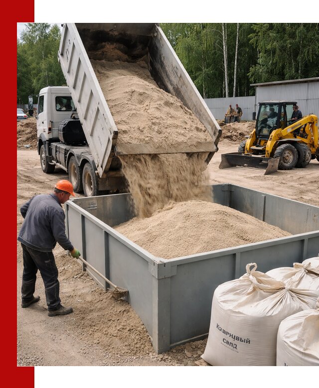 Кварцевый песок для фильтра в Городце — доставка и качество