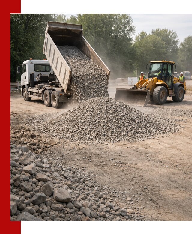 Гравий фракция 5–20 доставка в Городце оптом и в розницу