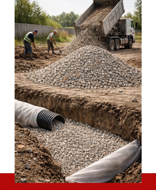 Гравий для дренажа в Городце от 2227 р., доставка ПРОНЕРУДГрд