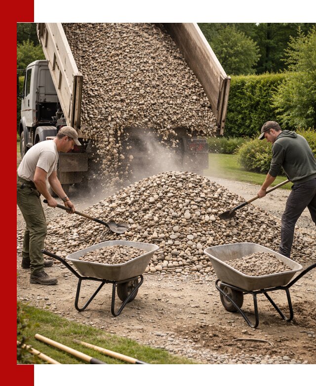 Доставка и продажа декоративной гальки в Городце