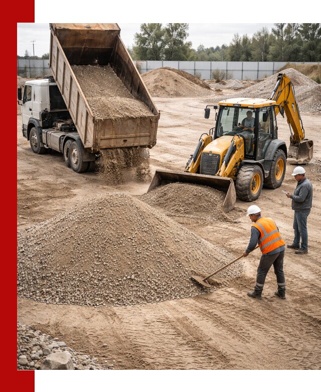 Поставка и доставка ПГС С4 в мешках и самосвалах в Городце