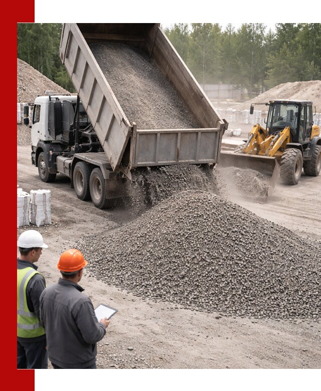 Доставка и продажа гранитного отсева 0-10 в Городце