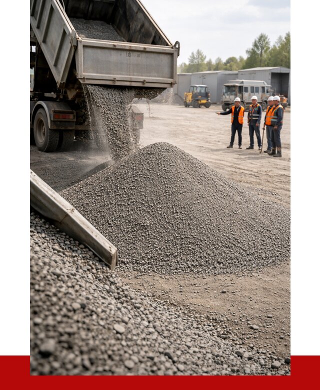 Гравийный отсев 0-5 в Городце от 1215 р. с доставкой | ПРОНЕРУДГрд