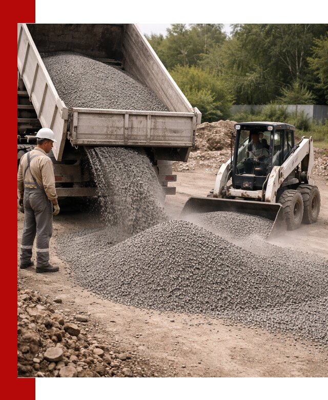 Доставка гравийного отсева 0-5 в Городце оптом и в розницу