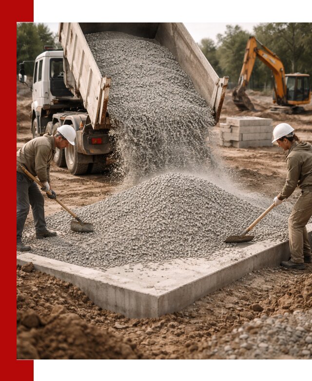 Доставка и продажа отсева для бетона в Городце