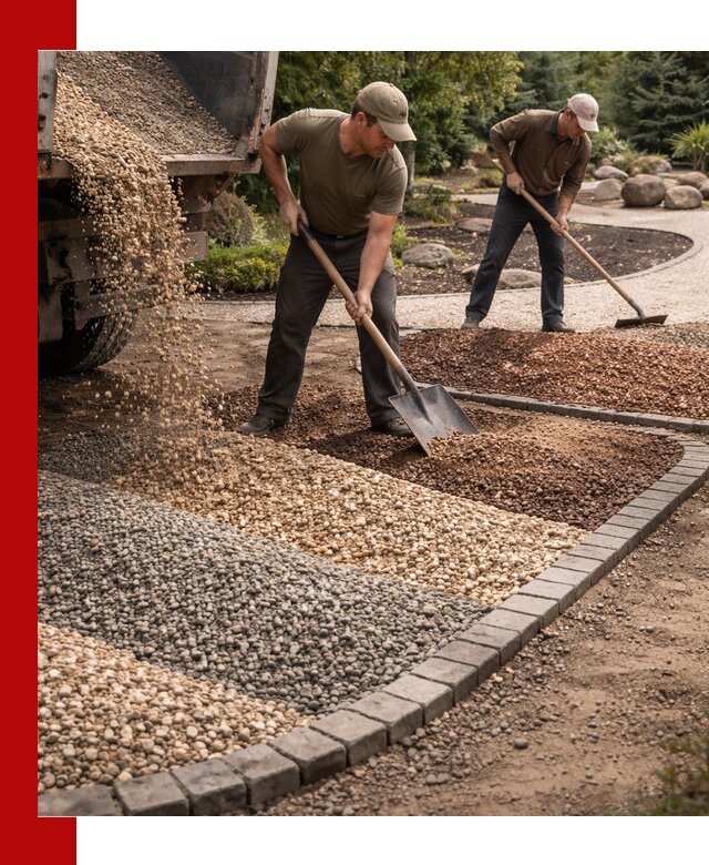 Декоративная крошка для ландшафта в Городце — продажа и доставка