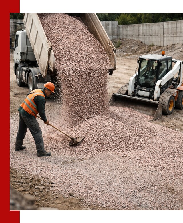 Крошка розовый гранит с доставкой в Городце от производителя