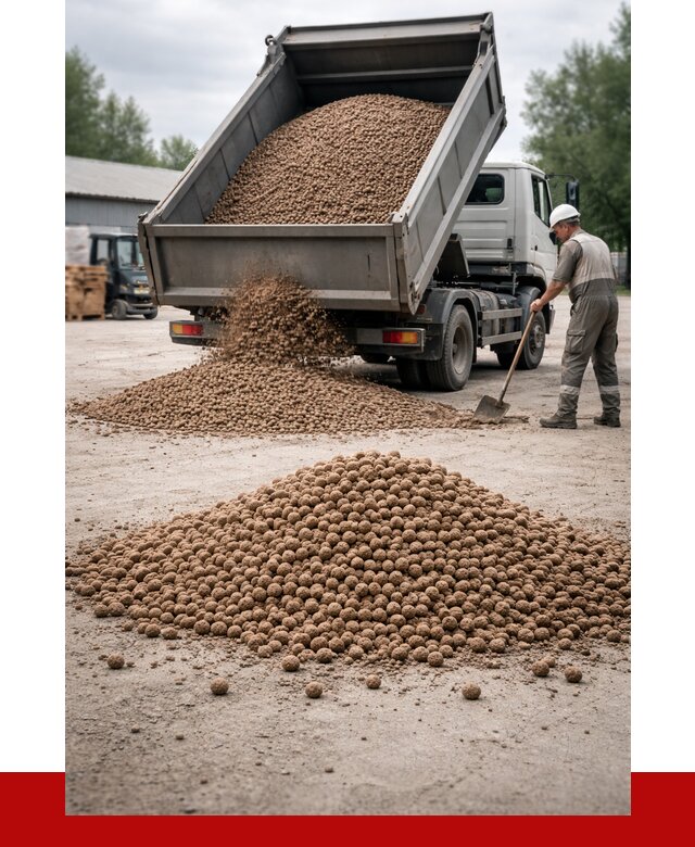 Керамзит с доставкой в Городце от 4252 р. за м3 | ПРОНЕРУДГрд