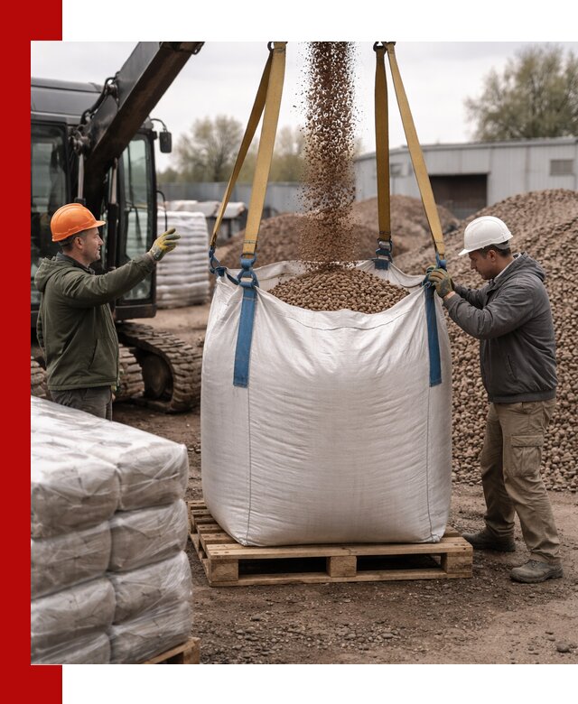 Керамзит в биг-бегах с доставкой в Городце