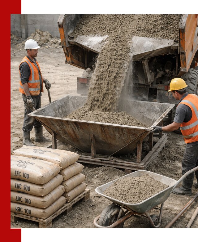 Доставка цементно-песчаной смеси М100 в Городце