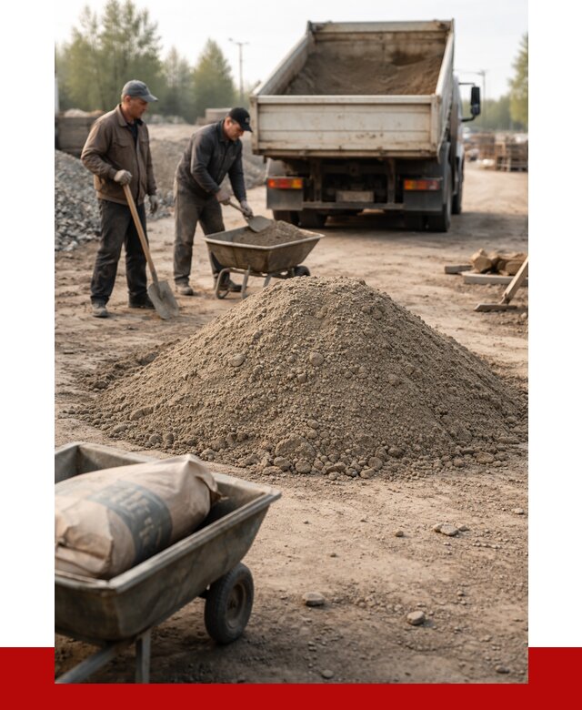 Цементно-песчаная смесь М150 в Городце от 4758 р. | ПРОНЕРУДГрд