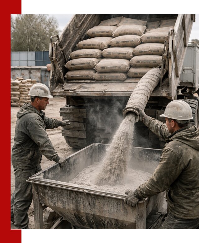 Доставка цемента М400 в Городце оптом и в розницу