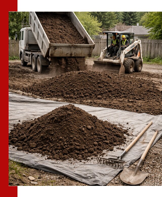 Грунт для отсыпки участка с доставкой в Городце