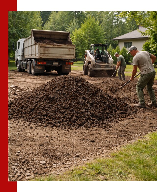 Доставка и укладка грунта для газона в Городце