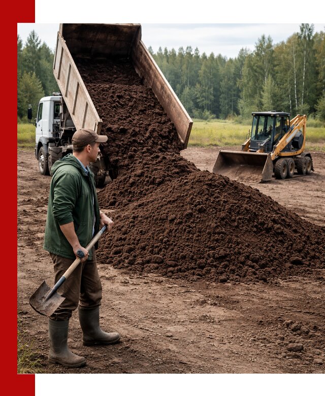 Купить верховой торф с доставкой в Городце для садоводства и растений