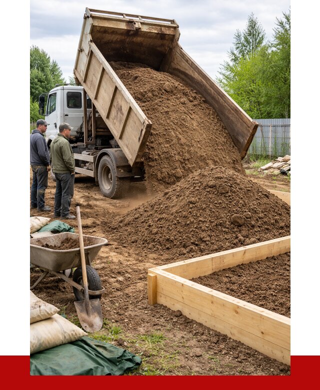 Торфо песчаная смесь в Городце с доставкой от 1873 р. | ПРОНЕРУДГрд