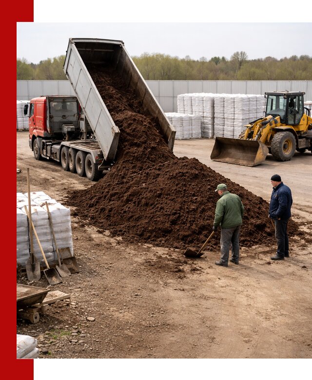 Доставка торфяных смесей оптом и в розницу в Городце