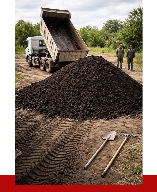 Купить чернозем навалом в Городце от 1215 р. за куб | ПРОНЕРУДГрд
