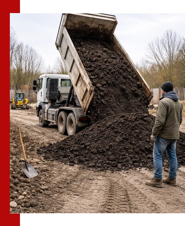Доставка чернозема навалом в Городце быстро и выгодно