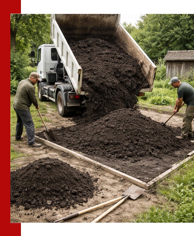 Купить чистый чернозем для огорода с доставкой в Городце