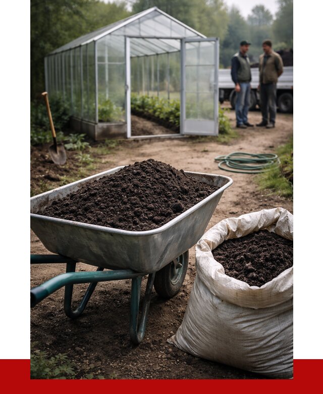Чернозем для теплицы в Городце с доставкой от 1518 р. | ПРОНЕРУДГрд