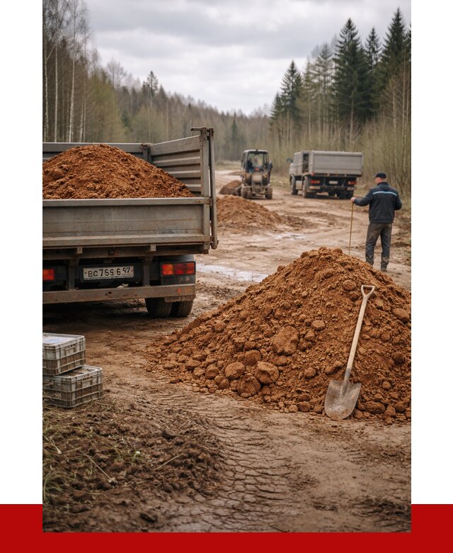 Глина и суглинки в Городце от 4555 р. за куб | ПРОНЕРУДГрд