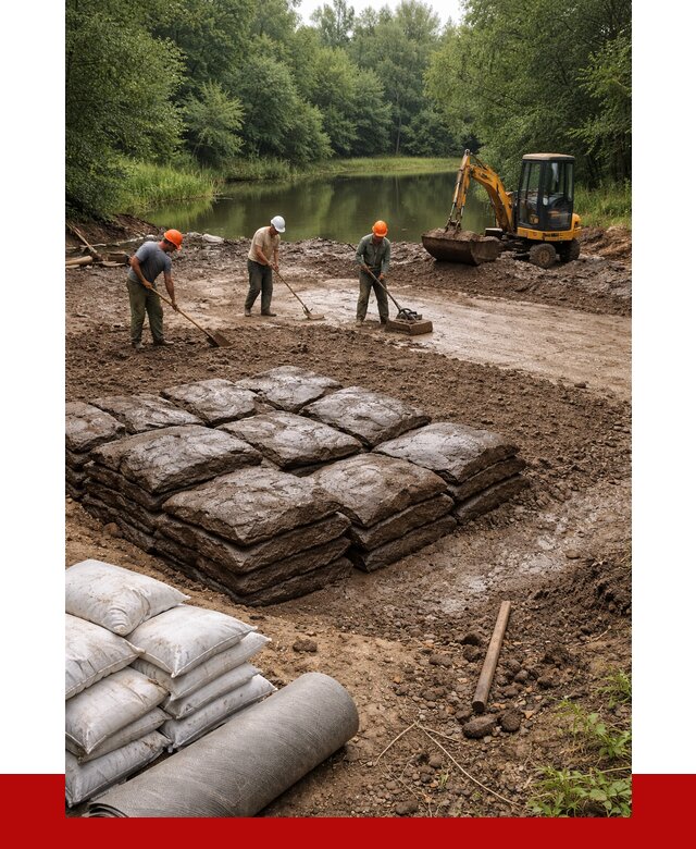 Купить глину для пруда в Городце от 4555 р. с доставкой | ПРОНЕРУДГрд