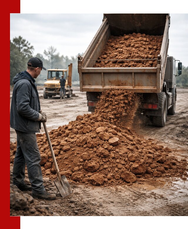 Глина для засыпки в Городце с доставкой самосвалами