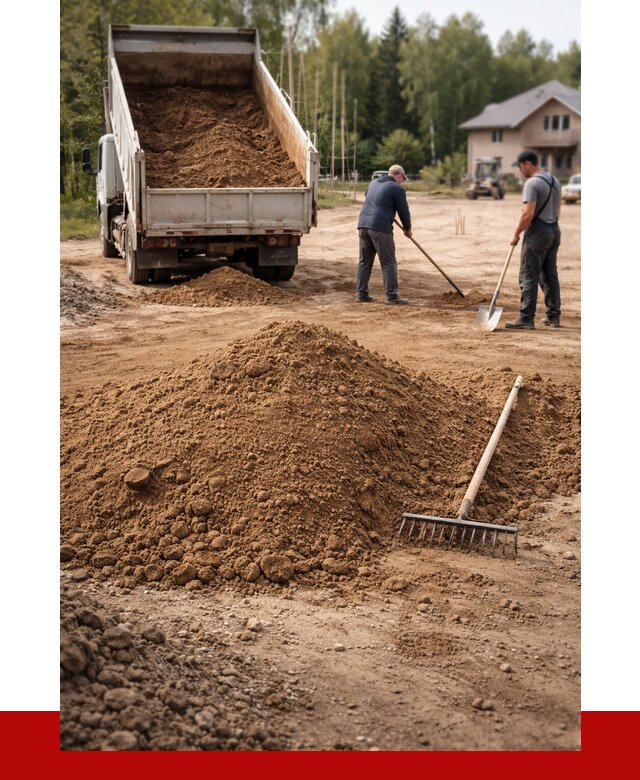 Суглинок для планировки в Городце с доставкой от 4252 р. | ПРОНЕРУДГрд