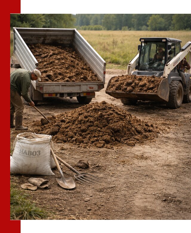 Доставка конского навоза в Городце с разгрузкой и доставкой на объект