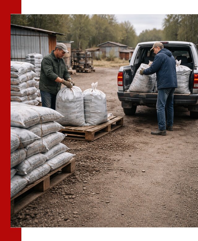 Купить конский навоз в мешках с доставкой в Городце