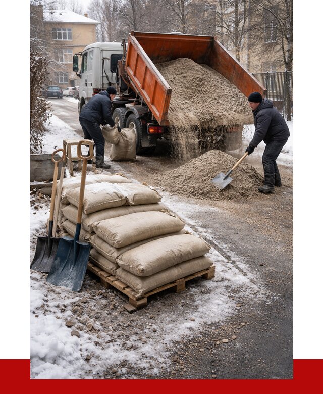 Противогололедные материалы оптом в Городце от 4252 р. | ПРОНЕРУДГрд