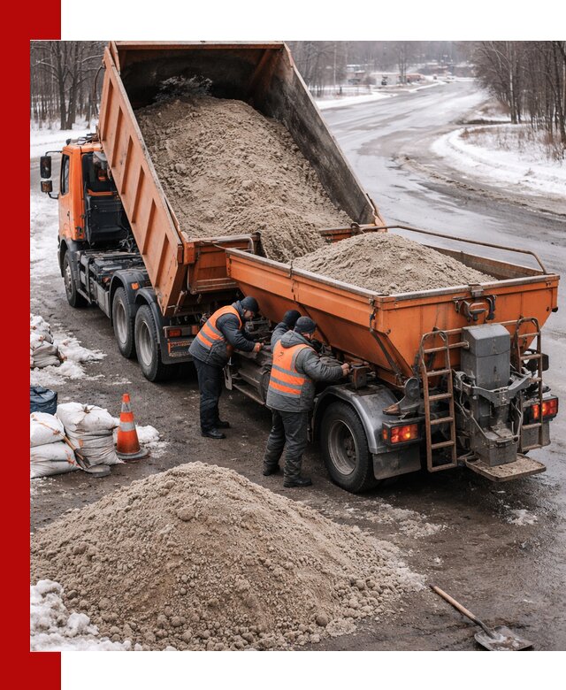 Поставка и вывоз пескосоля в Городце оптом и в розницу