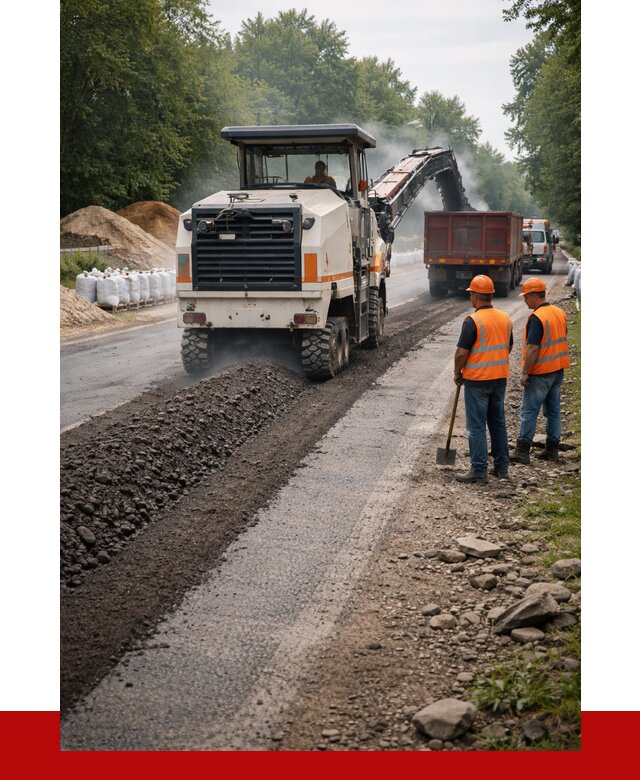 Фрезерованный асфальт в Городце от 2227 р./куб. | ПРОНЕРУДГрд