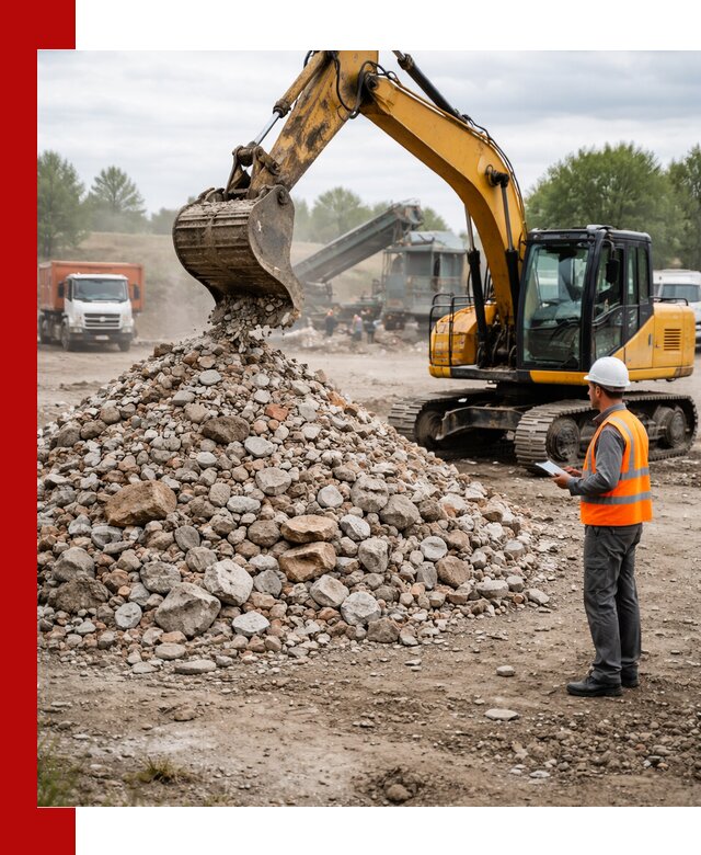 Доставка и вывоз строительного боя в Городце